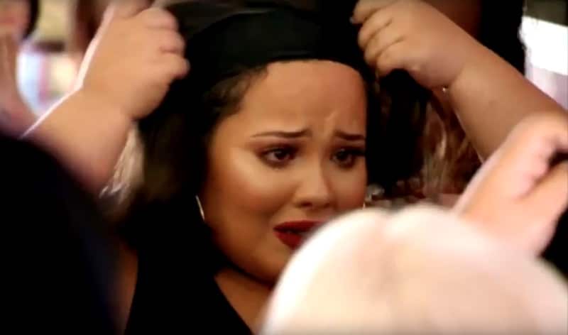 Sam crying as she takes off wig on Little Women: Atlanta