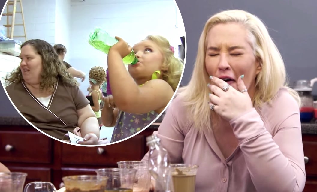 Mama June drinking Go Go Juice and Alana and her on Toddlers & Tiaras