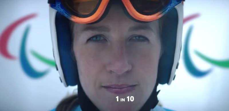 Lauren Woolstencroft in Toyota's 2018 Super Bowl commercial