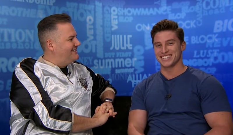 Brett Robinson is interviewed by Ross Mathews for Big Brother 20