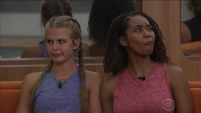 Haleigh and Bayleigh looking confused