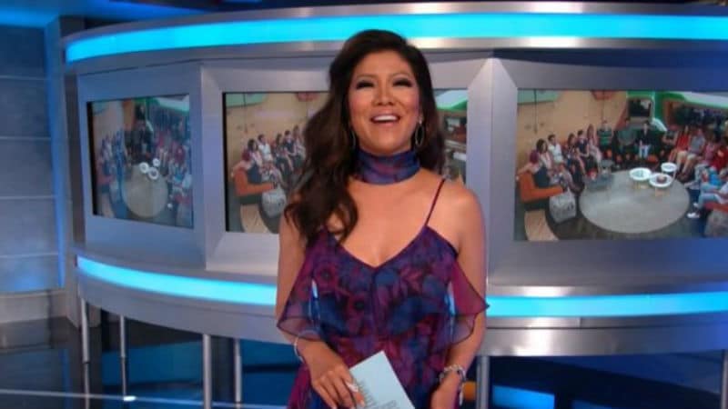 Julie Chen on the set of Big Brother 20