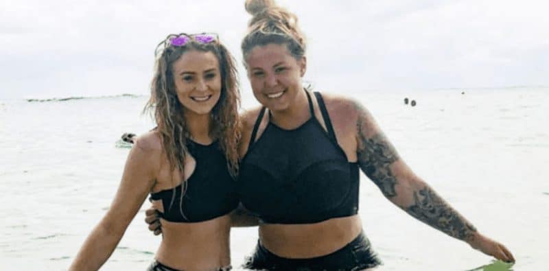 Leah Messer and Kailyn Lowry photographed on vacation together