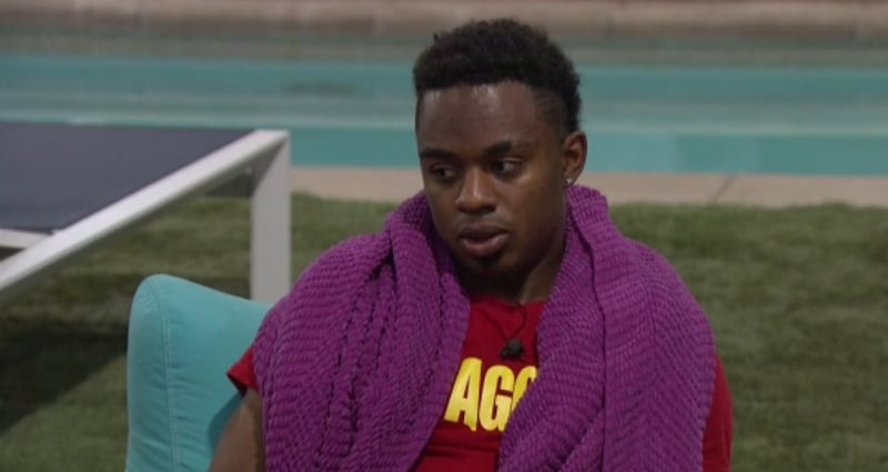 Swaggy C by the pool on Big Brother 20
