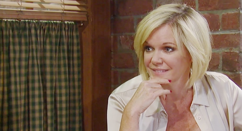 Ava as she reveals the blanket to Scotty on General Hospital