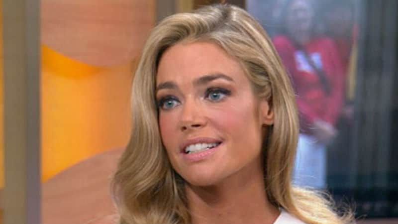 Denise Richards during a GMA interview