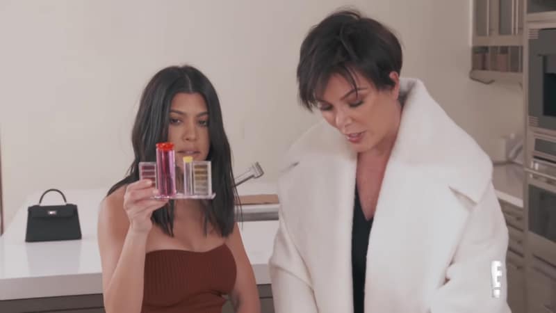 Kourtney and Kris test the water supply on Keeping Up With The Kardashians