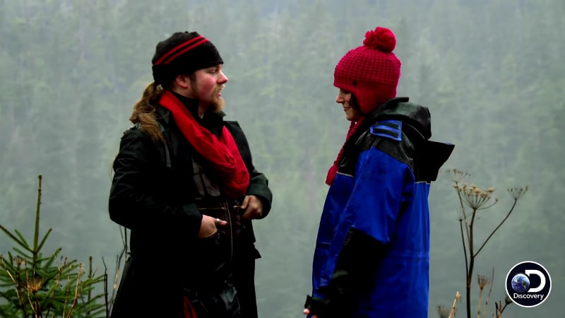 Noah Brown and Rhain Alisha on Alaskan Bush People