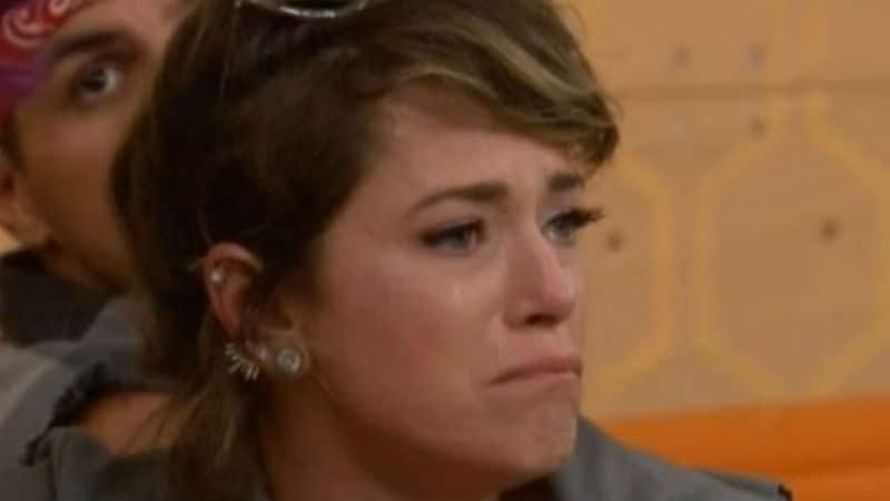 Sam crying after Bayleigh's eviction