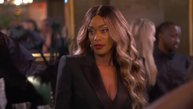 Tami Roman as she confronts Jennifer Williams on Basketball Wives