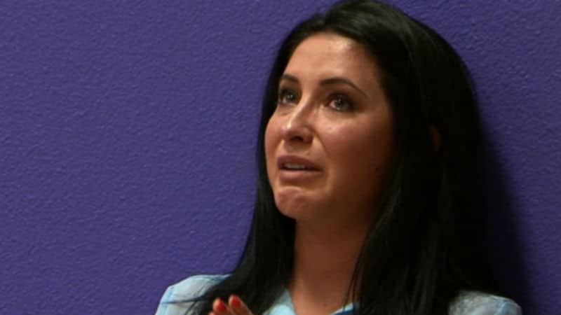 Bristol Palin showing her emotions during her Dancing With the Stars stint