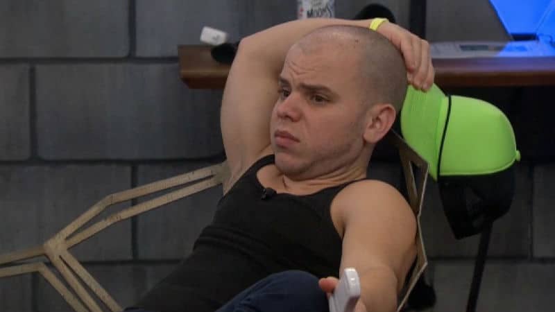 JC in the Head of Household bedroom on Big Brother