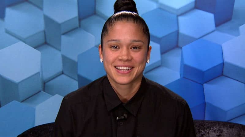 Kaycee Clark in the Big Brother diary room