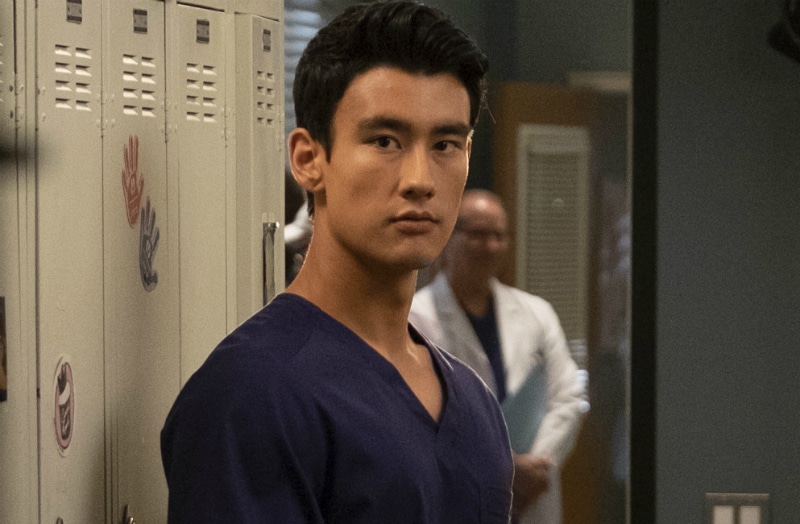 Alex Landi plays Niko Kim, a new surgeon on Grey's Anatomy