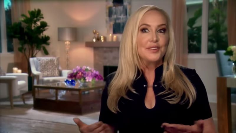Shannon Beador in the Real Housewives of Orange County confessional