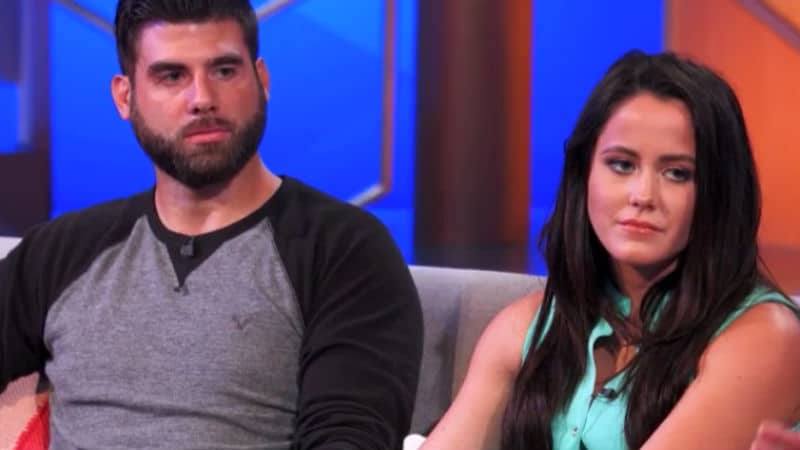 David Eason and Jenelle Evans at a Teen Mom 2 reunion show