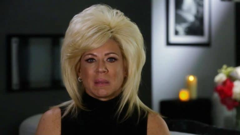 Theresa Caputo in a confessional from Long Island Medium