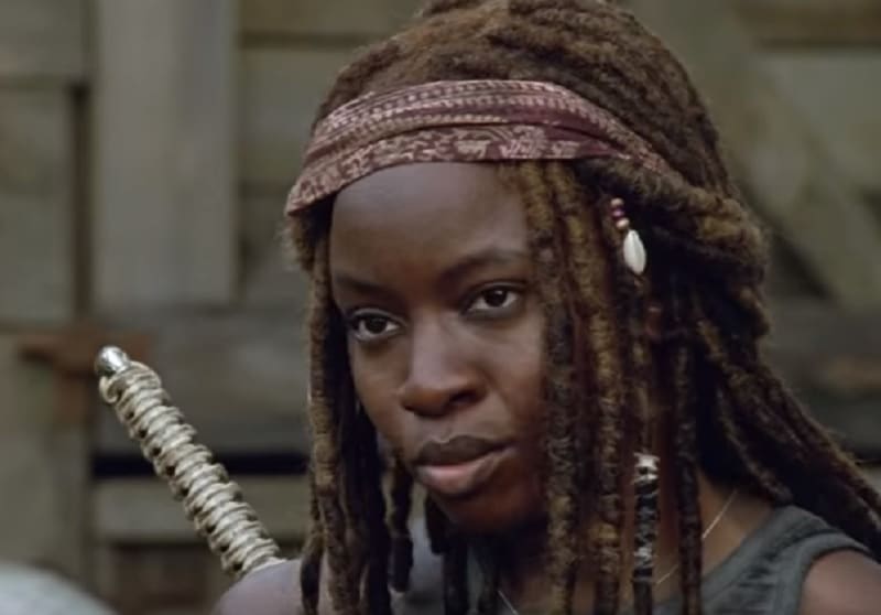Michonne during The Walking Dead Season 9 Episode 2