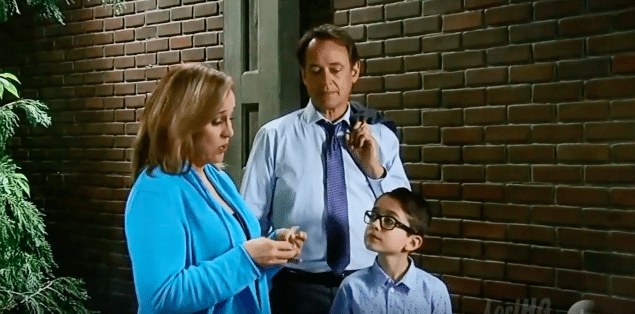 Kevin, Laura and Spencer on General Hospital