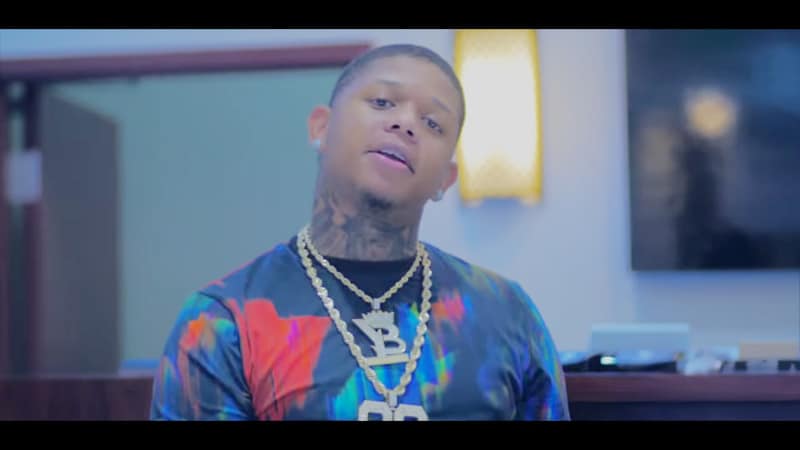 Yella Beezy in the music video for That's On Me