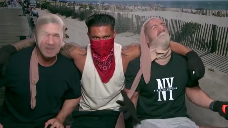 Mike Sorrentino, Pauly D and Vinny Guadagnino disguise themselves for a 'kidnapping'