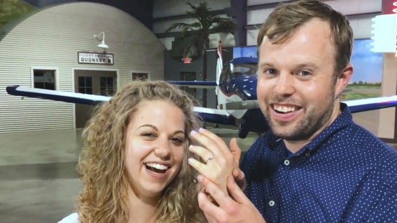 John David Duggar and Abbie Grace Burnett right after they were engaged
