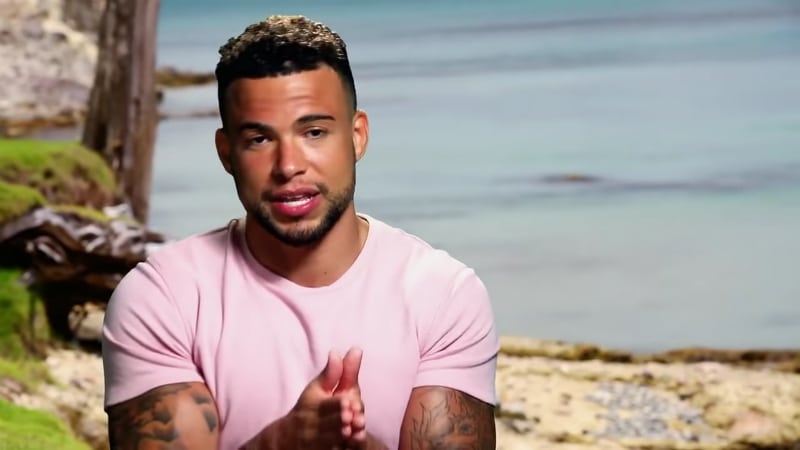 Chris Perry in the confessional on Married at First Sight: Honeymoon Island