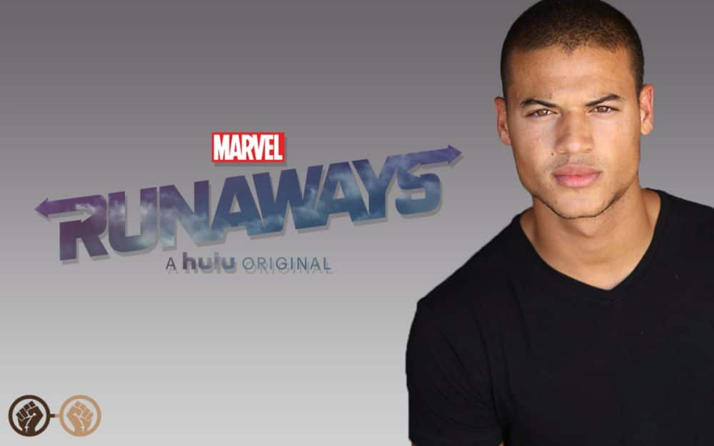 Luis Castellanos in a promo photo for Marvel Runaways