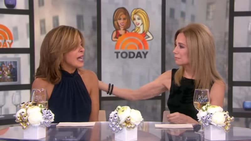 Kathie Lee with Hoda Kotb during the announcement