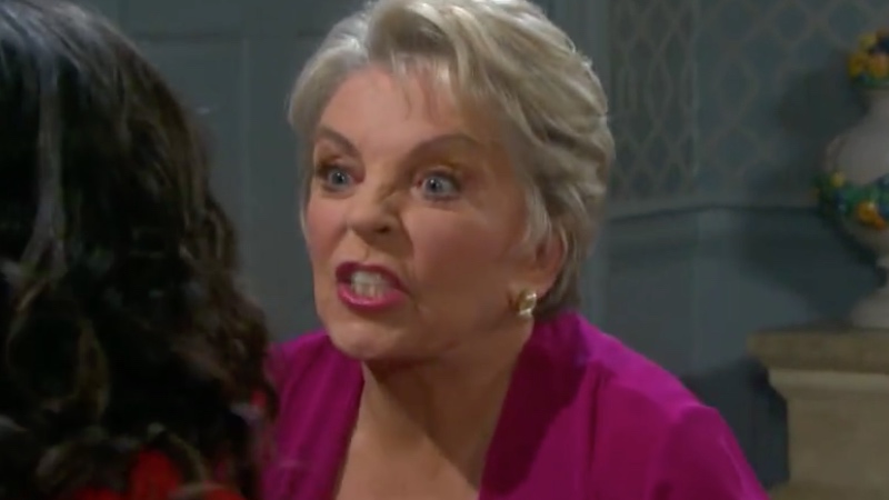 Julie angry on Days of our Lives
