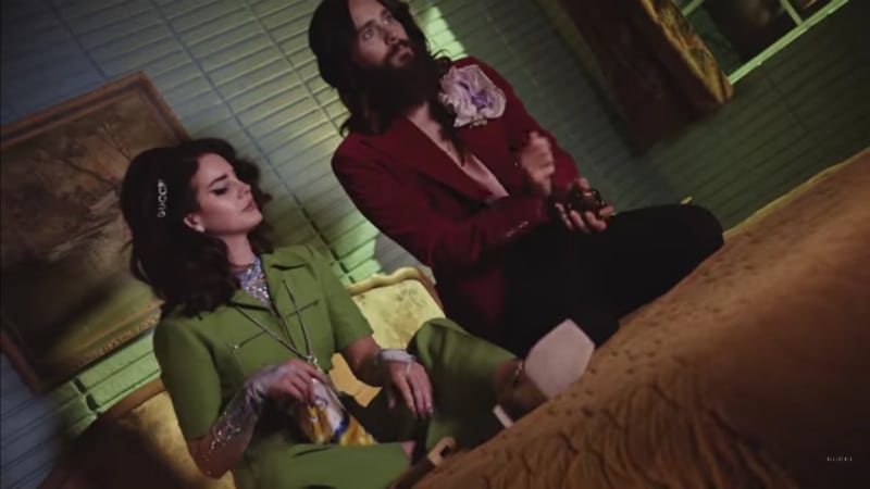 Lana Del Rey and Jared Leto in the new Gucci Guilty campaign