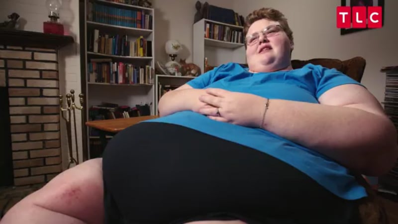 Holly Hager at the start of her journey on My 600-lb Life