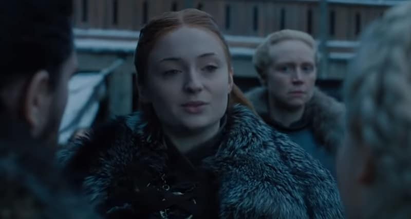 Sophie Turner as Sansa Stark in new Game of Thrones Season 8 trailer