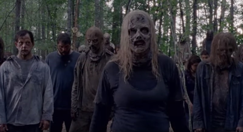 The Whisperers on a new episode of The Walking Dead.