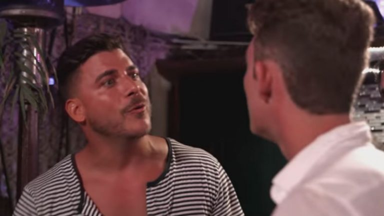 Jax Taylor and James Kennedy going at it on Vanderpump Rules