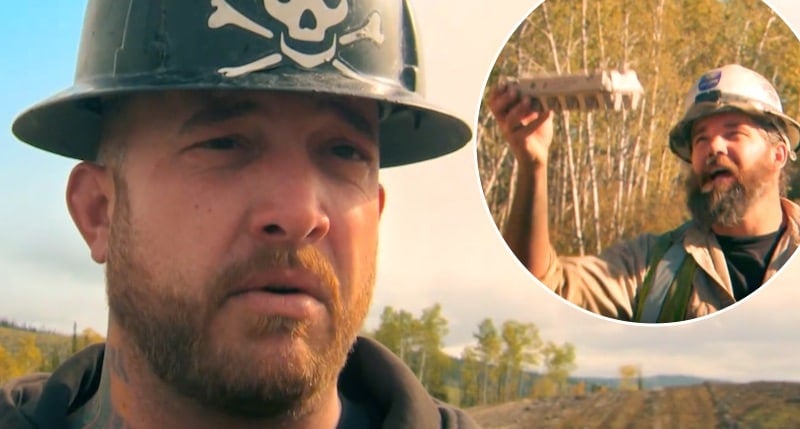 Rick Ness and eggs on Gold Rush
