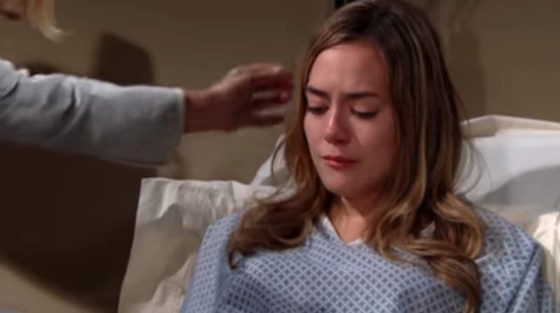 Hope in hospital on The Bold and the Beautiful