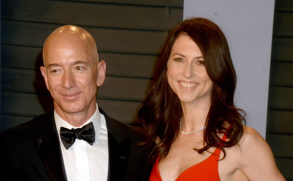Jeff Bezos and his wife MacKenzie, who are getting divorced. Pic: ©ImageCollect.com/Dennis Van Tine