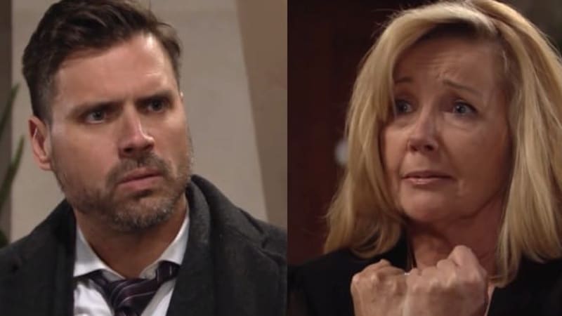 Nick and Nikki (seen here looking distressed) feature in The Young and the Restless spoilers for next week.