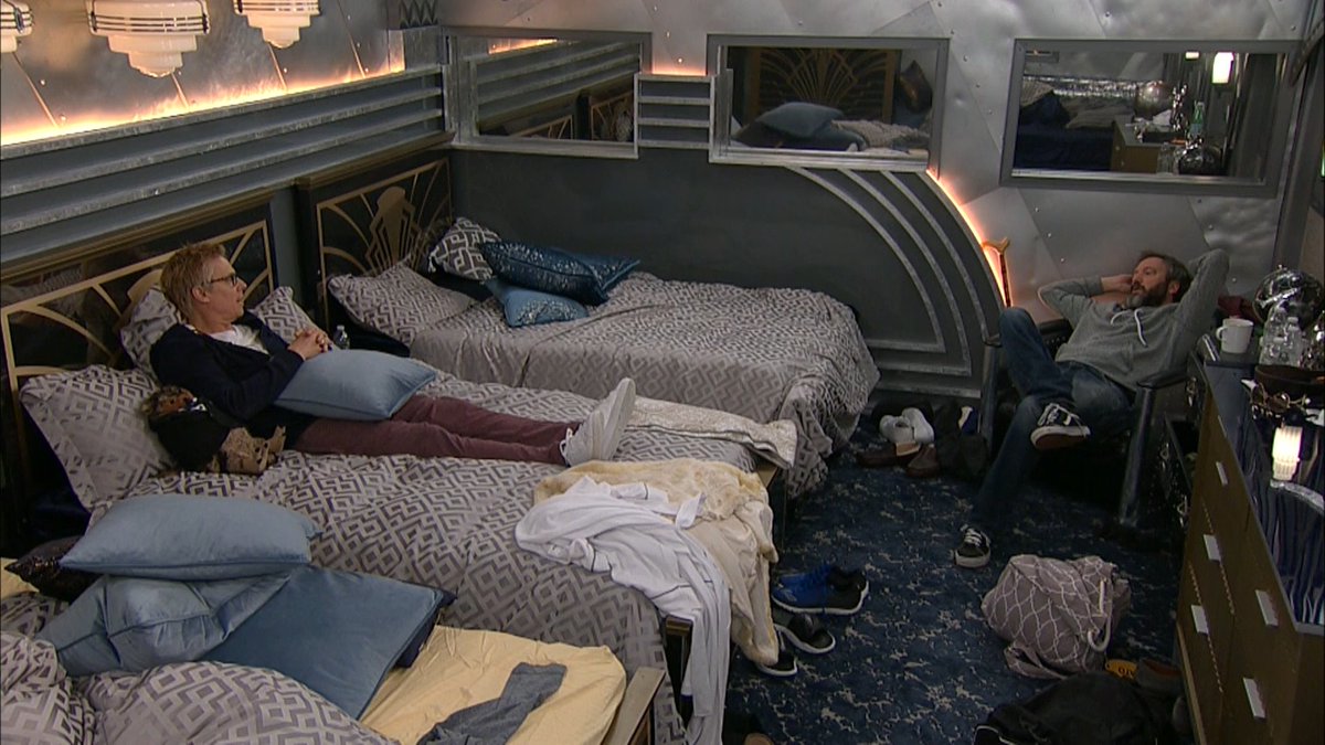 Tom Green and Kato Kaelin in the Celebrity Big Brother house
