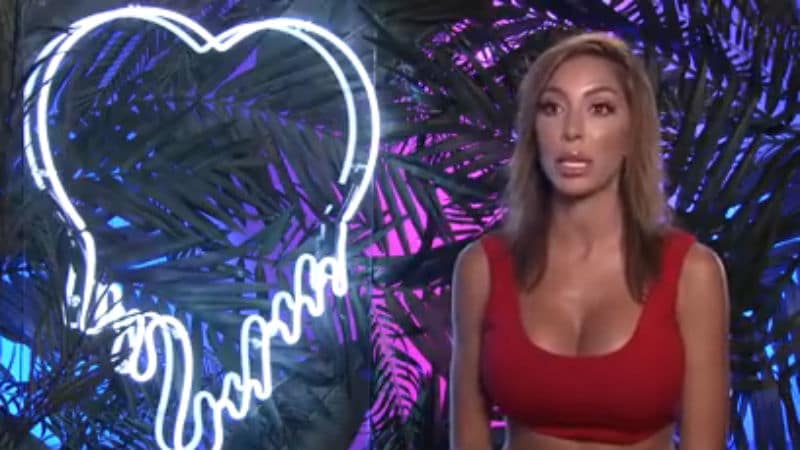 Farrah Abraham during her confessional from Ex on the Beach