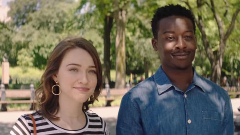 Violett Beane and Brandon Michael Hall as Cara and Miles on God Friended Me