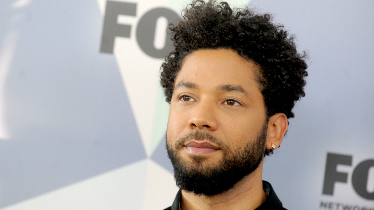 ussie Smollett at The 2018 Fox Network Upfront in New York City.