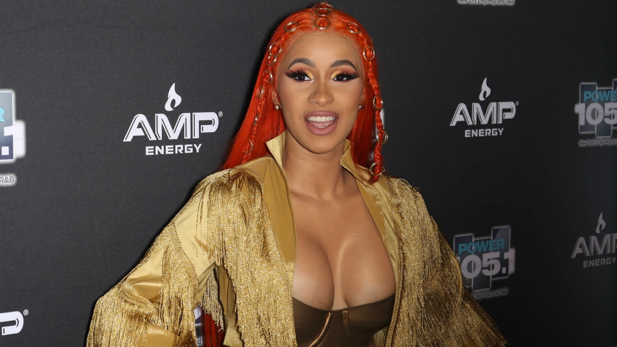 Cardi B at Power 105.1's Powerhouse 2018 at the Prudential Center in Newark, New Jersey.