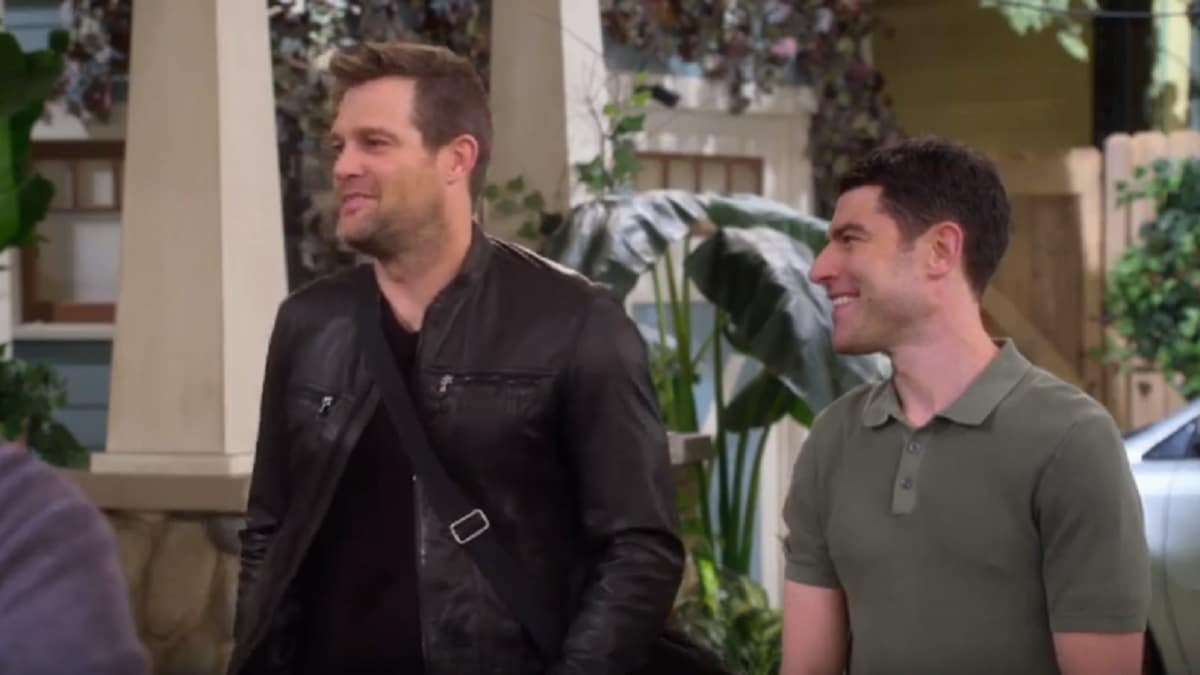 Geoff Stults and Max Greenfield on The Neighborhood cast