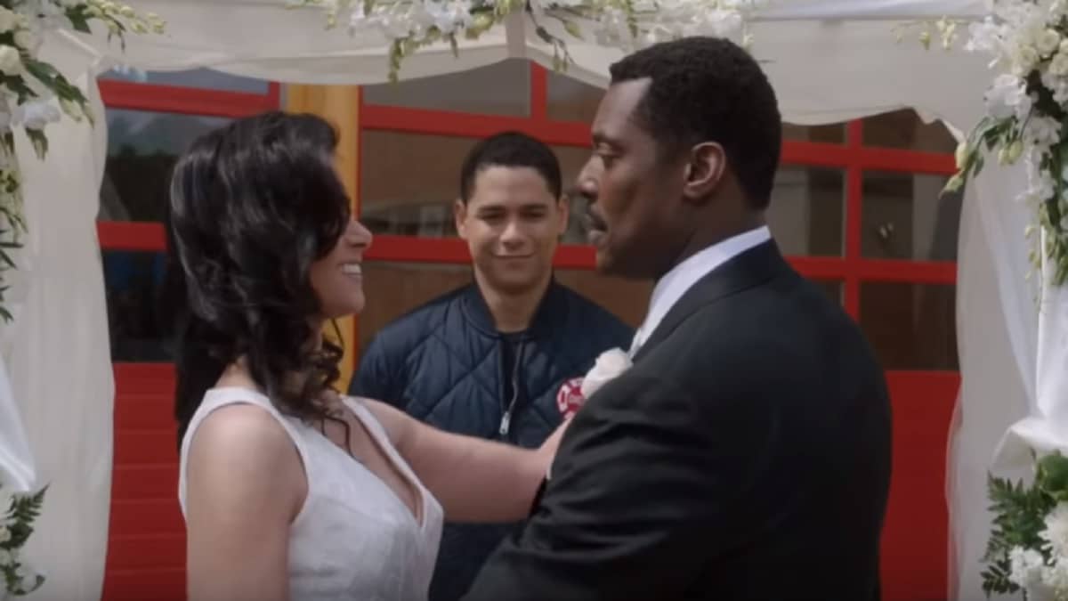 Melissa Ponzio and Eamonn Walker on Chicago Fire cast