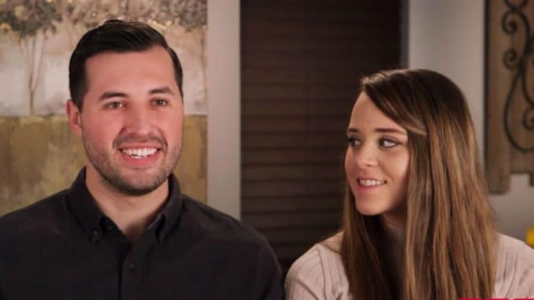 Jeremy Vuolo and Jinger Duggar during a Counting On confessional