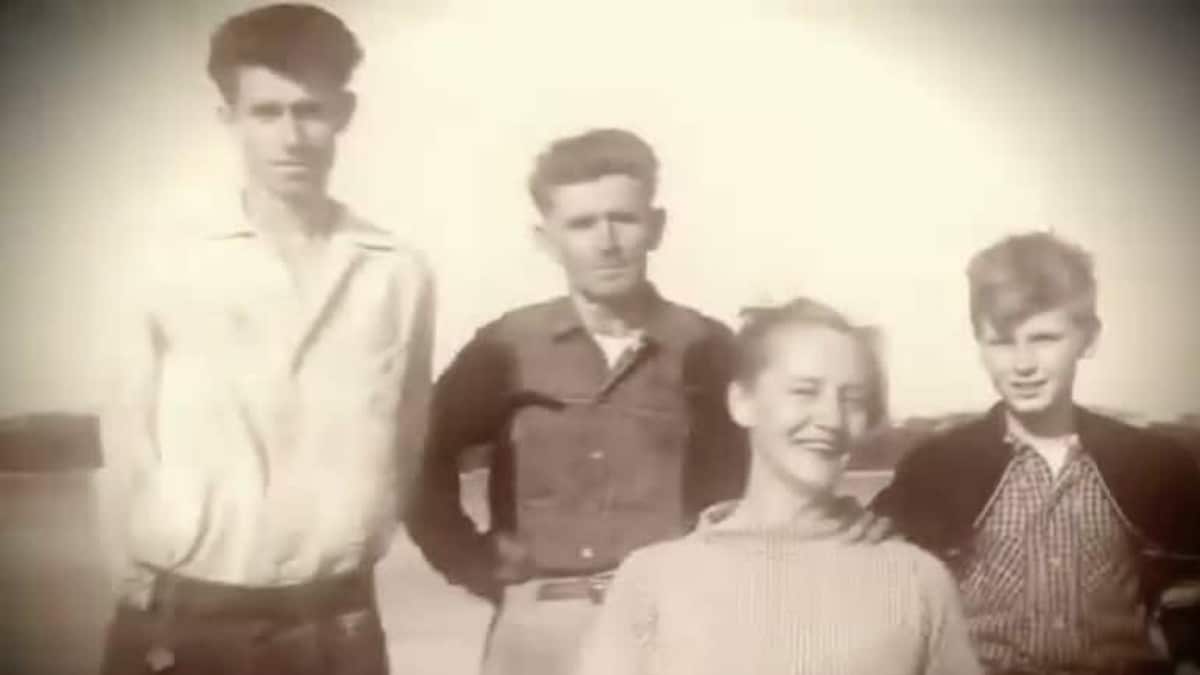 Robert Restall and his family