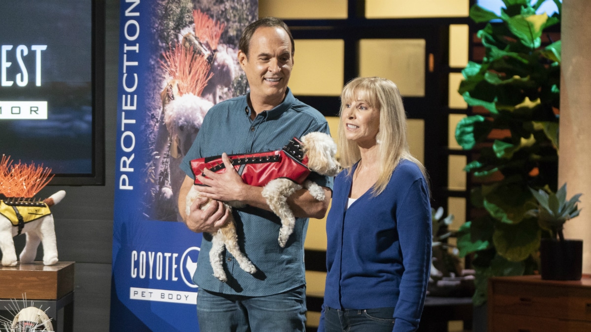 Paul Mott and Pamela Mott present Coyote Vest on Shark Tank