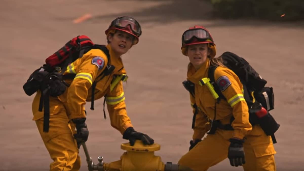 Station 19 season finale as cast fights California wildfire.
